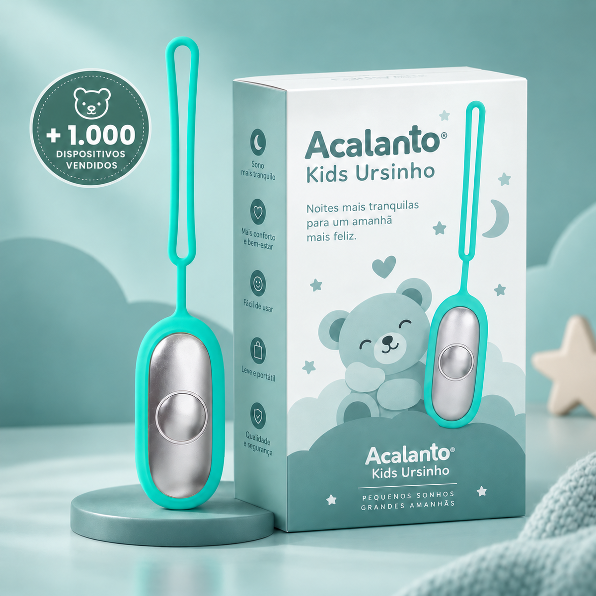 Acalanto® Kids Ursinho - A escolha natural recomendada por terapeutas