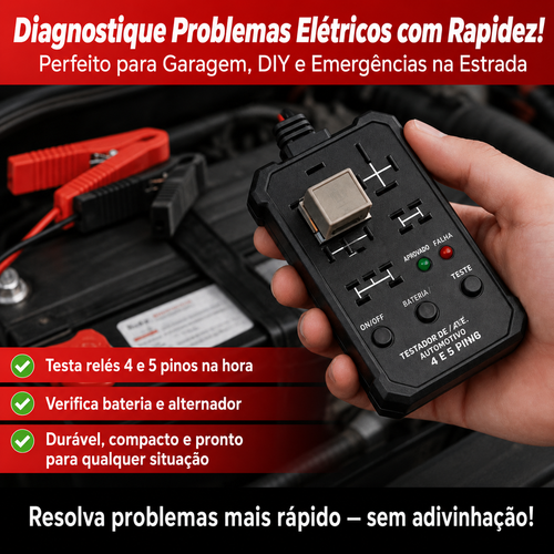 AutoRelay Pro™ — Testador de Relés Automotivos