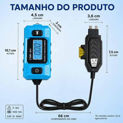MultiTest com Tela Digital e Teste de Corrente - DESCONTO DE LANÇAMENTO!🔥