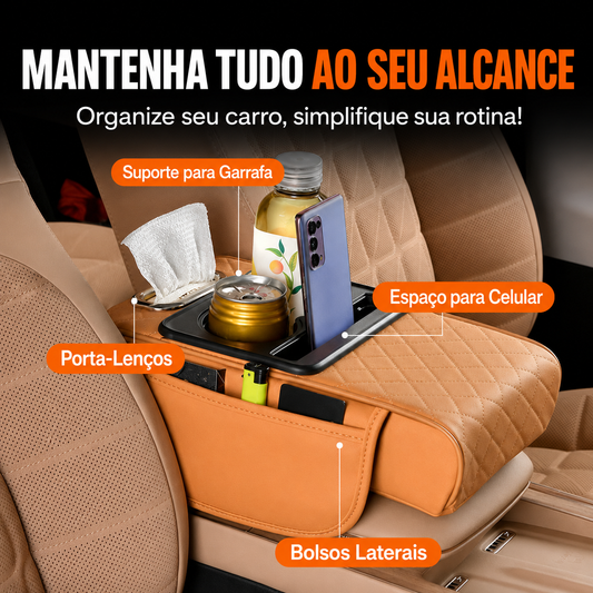 Apoio de Braço Organizador 5 em 1 – ConfortCar™